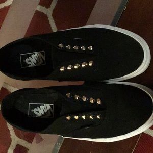 Vans black size 9 Women, 7 1/2 men,